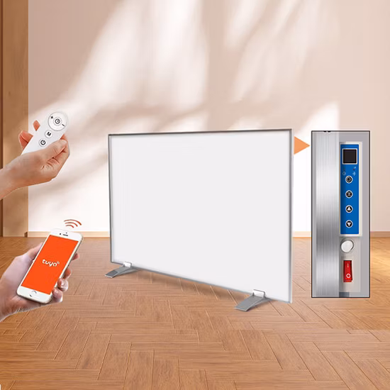 Flat Wall Mounted with Timer Infrared Panel Heater