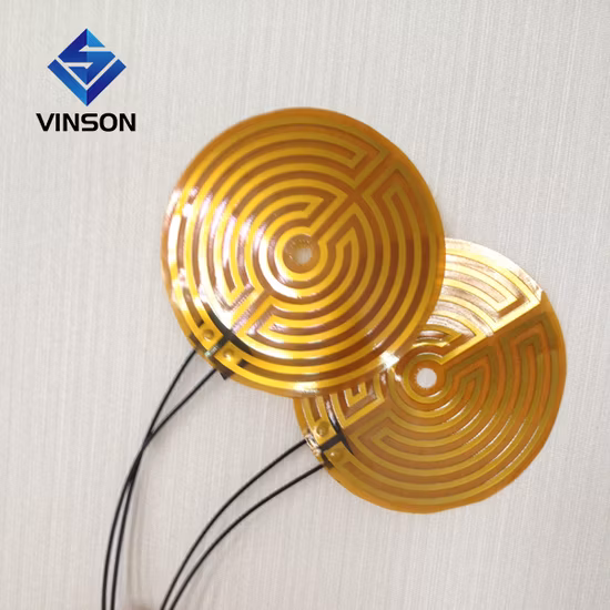 Thin Round Polyimide Film Heater Kapton Heating Element
